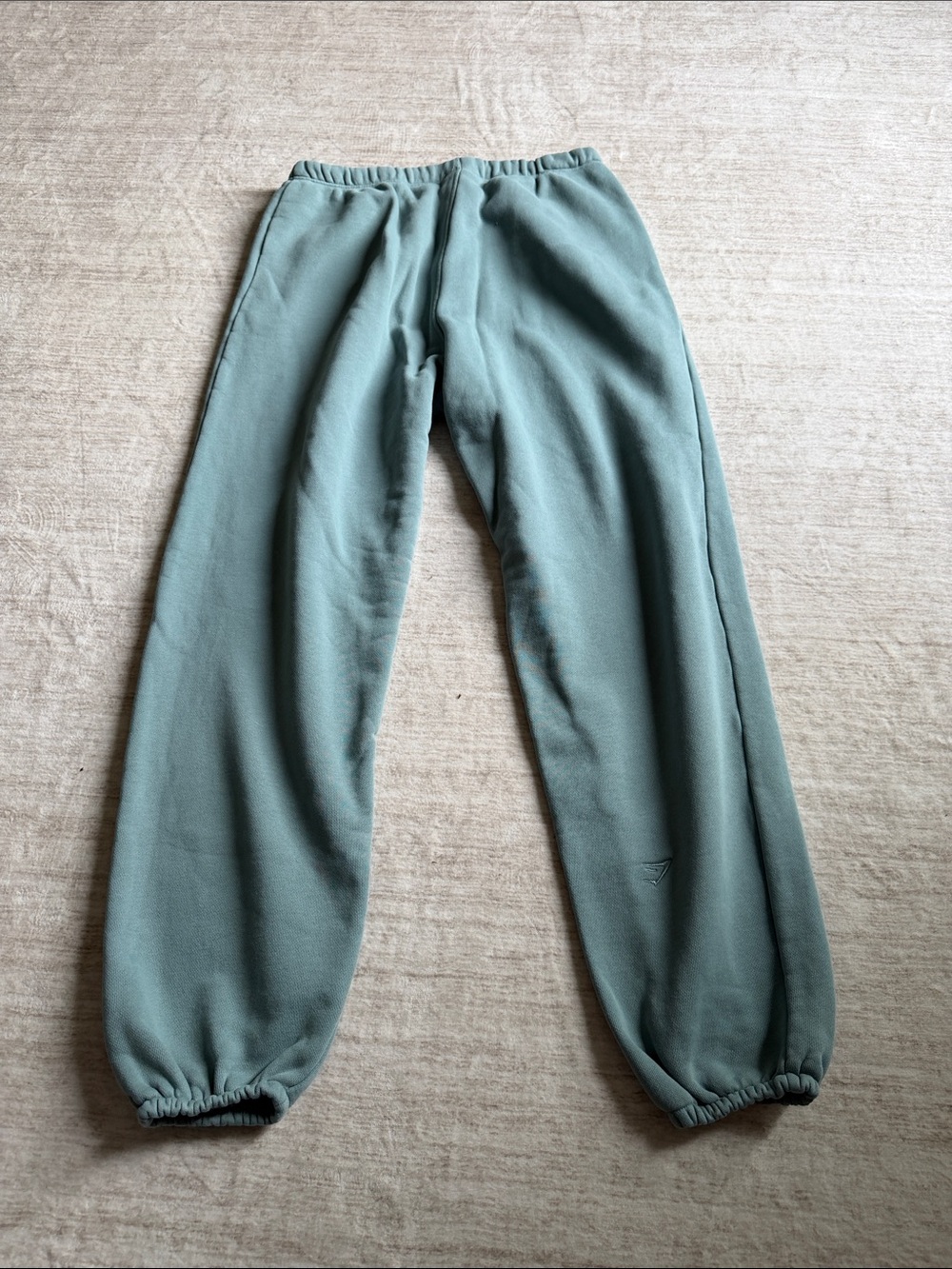 Gymshark Sage Green Fleece Joggers - Picture 2 of 2